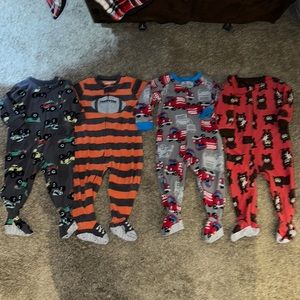 Boys 18 months, fleece sleepers four sleepers